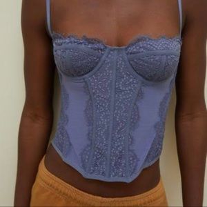 NWT Urban Outfitters Modern Love Slate Corset Top
